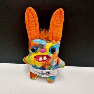 Fuggler Baby Rabid Rabbit Tie Dye Mini Plush Zuru Funny Ugly Monster